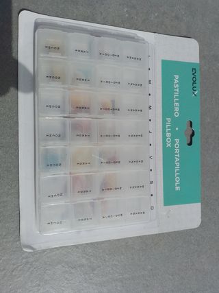 Distribuidor Pastillero de plástico medicamentos