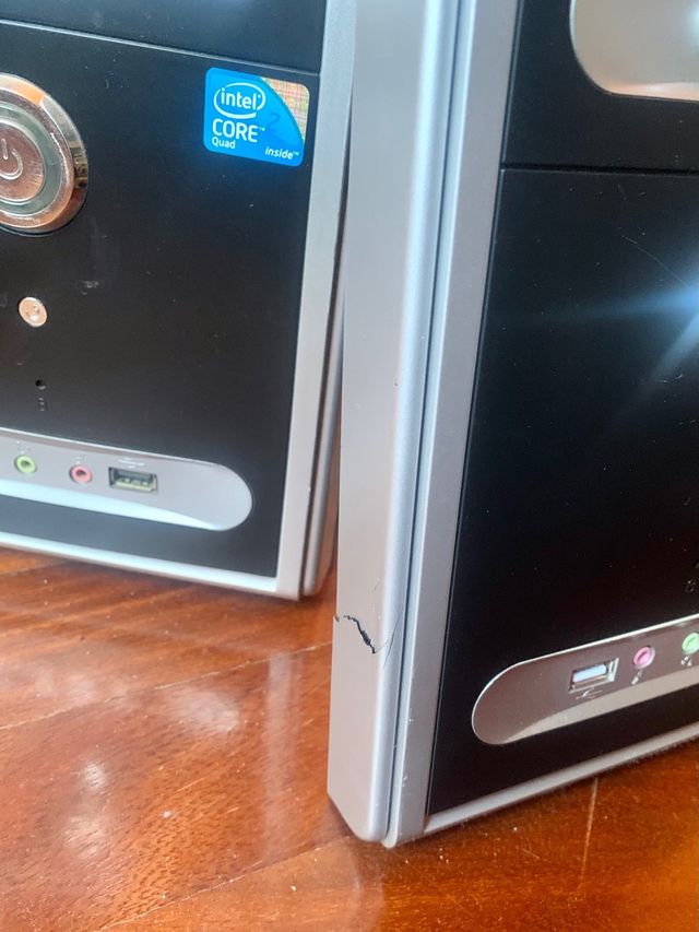 Case PC fisso Computer desktop lamiera metallica