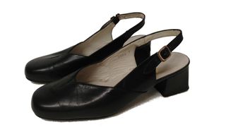 ZAPATOS abiertos mujer. Angela Sala. Piel