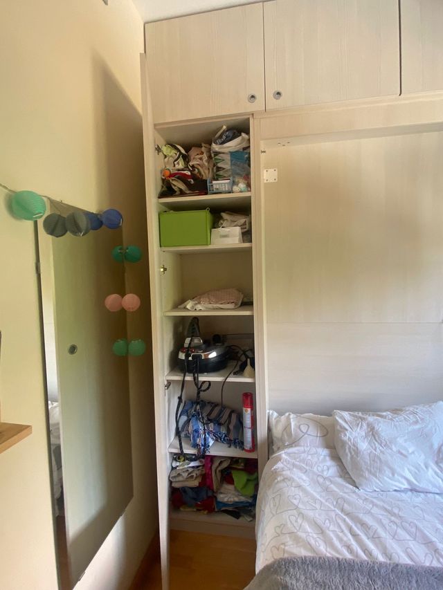 cama abatible 135 cm+ armarios