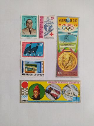 L-34.~ SELLOS DE ÁFRICA (6). NUEVOS.