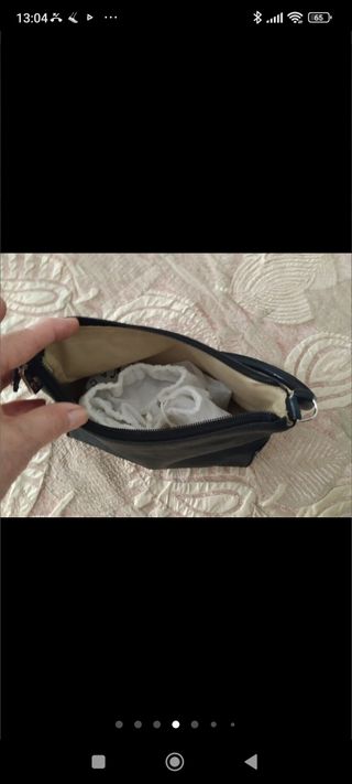 ¡OFERTA! Bolso de piel negro