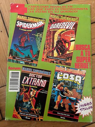 Marvel año 1989 supervillanos marvel coloreable