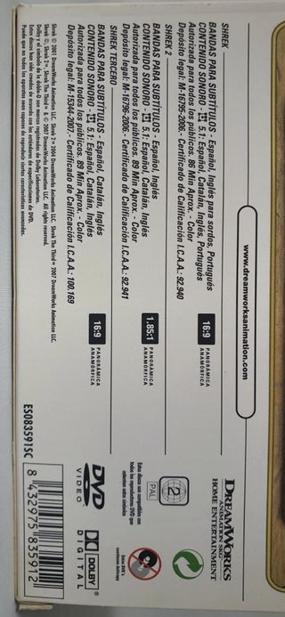 Shrek (trilogía) 🎬🍿