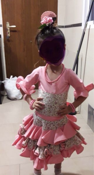 Traje flamenca niña