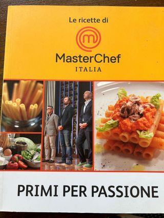 Sei libri di  ricette mastercheff