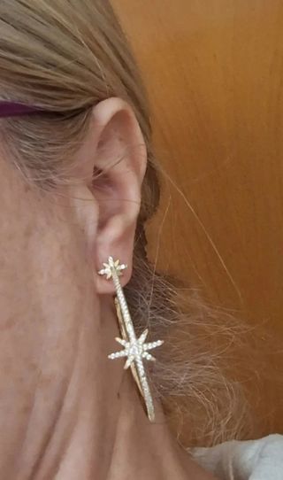 Pendientes  de aro dorados