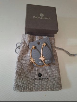 Pendientes  de aro dorados