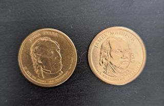 Monedas conmemorativas presidentes EEUU