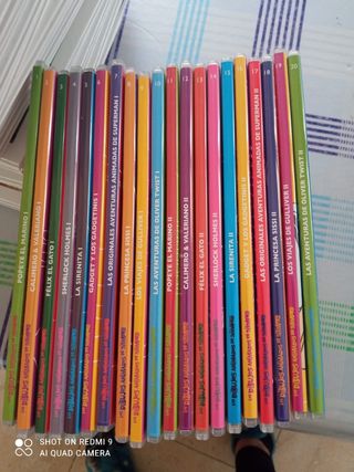 Cuentos infantiles y dvd