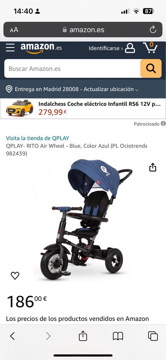 Sillita de paseo bebe