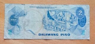Billete 2 Pisos Filipinos 1970