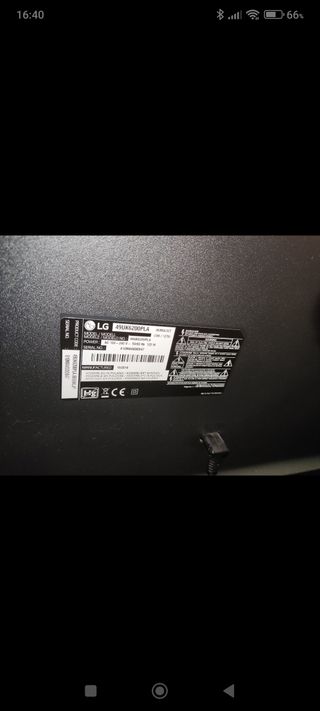 Televisor LG 49" 4K Smartbib Averiada (SIN PATAS)