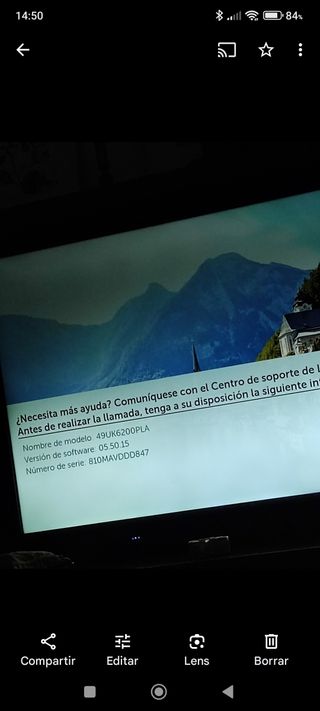 Televisor LG 49" 4K Smartbib Averiada (SIN PATAS)