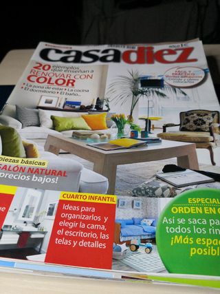 Lote 10 revistas de Casa Diez y Cosas de Casa