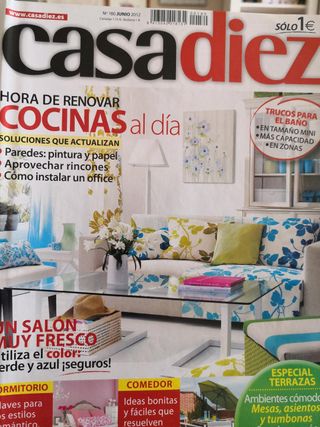 Lote 10 revistas de Casa Diez y Cosas de Casa