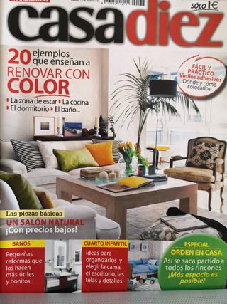 Lote 10 revistas de Casa Diez y Cosas de Casa