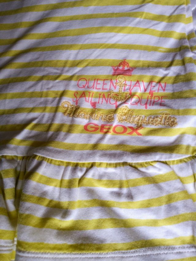 Copricostume righe gialle-bianche Geox