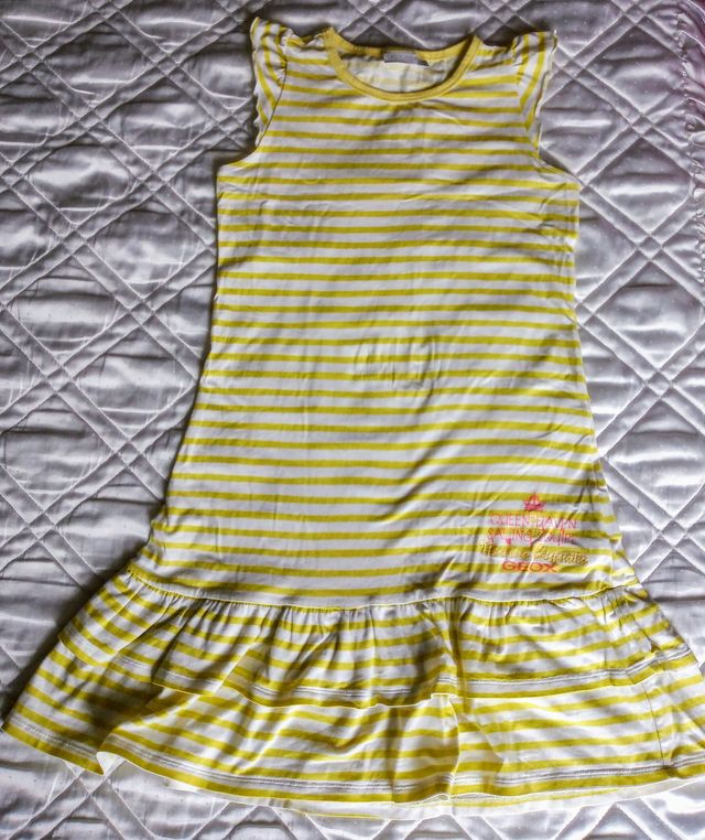 Copricostume righe gialle-bianche Geox