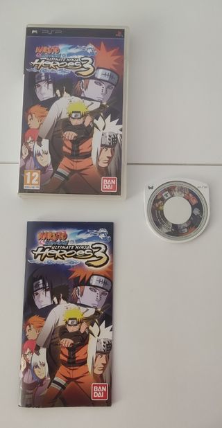 Jogo PSP - Naruto Shippuden: Ultimate Ninja Heroes