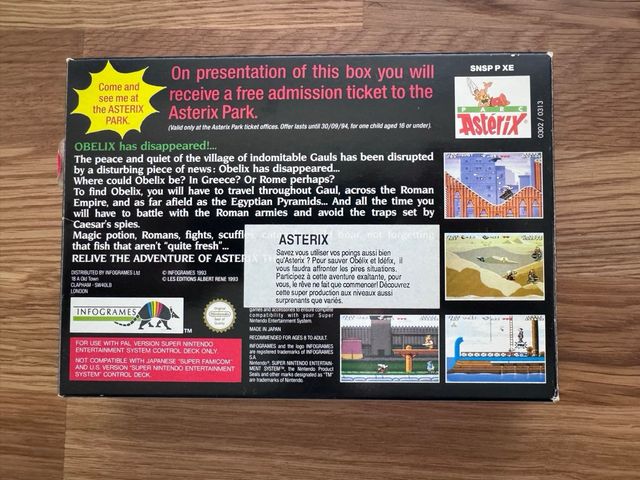 Asterix Super nintendo