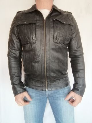 Biker cuero auténtico Japan Rags M Medidas indicad