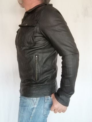 Biker cuero auténtico Japan Rags M Medidas indicad