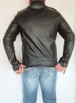 Biker cuero auténtico Japan Rags M Medidas indicad