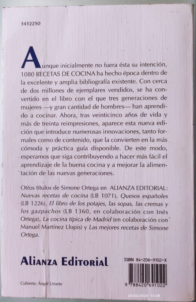 1080 recetas de cocina