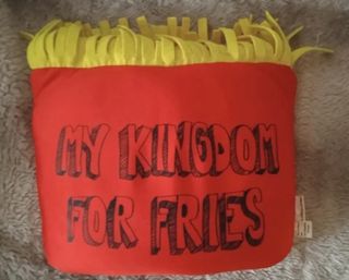 Cojín con forma de Patatas Fritas