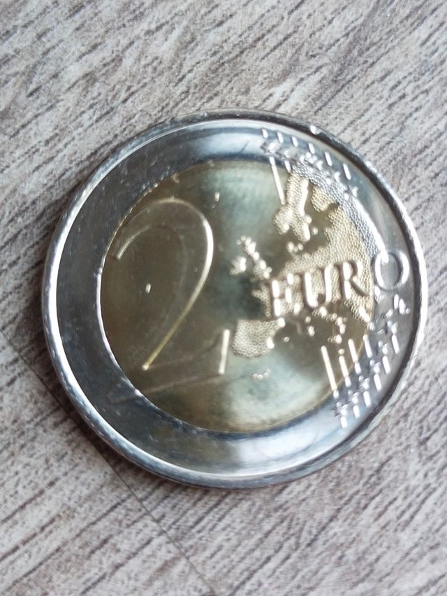 Moneda 2€ rara fallo