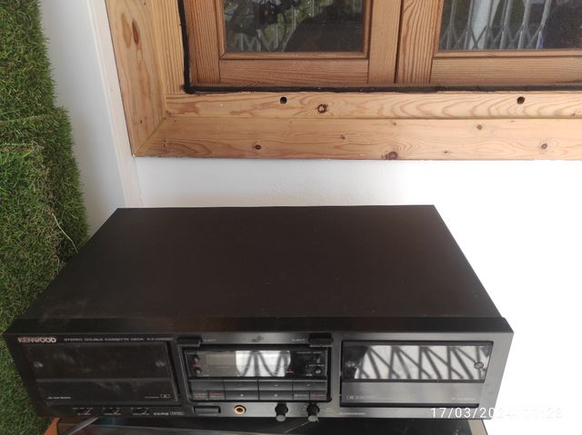 Cassette doblé platina KENWOOD