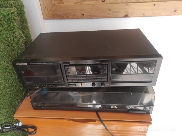 Cassette doblé platina KENWOOD