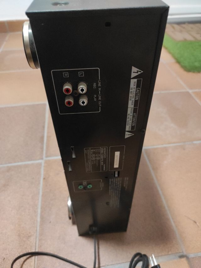 Cassette doblé platina KENWOOD