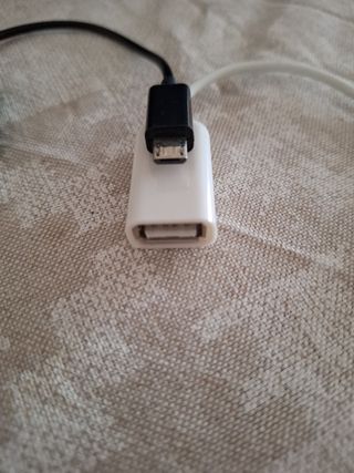 Conector usb hembra  a micro usb