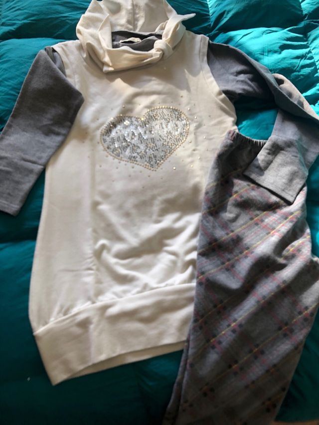 Completo felpato casacca e leggincs