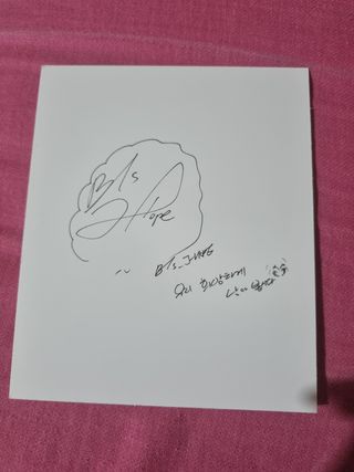 Photocard Polaroid J-hope BTS