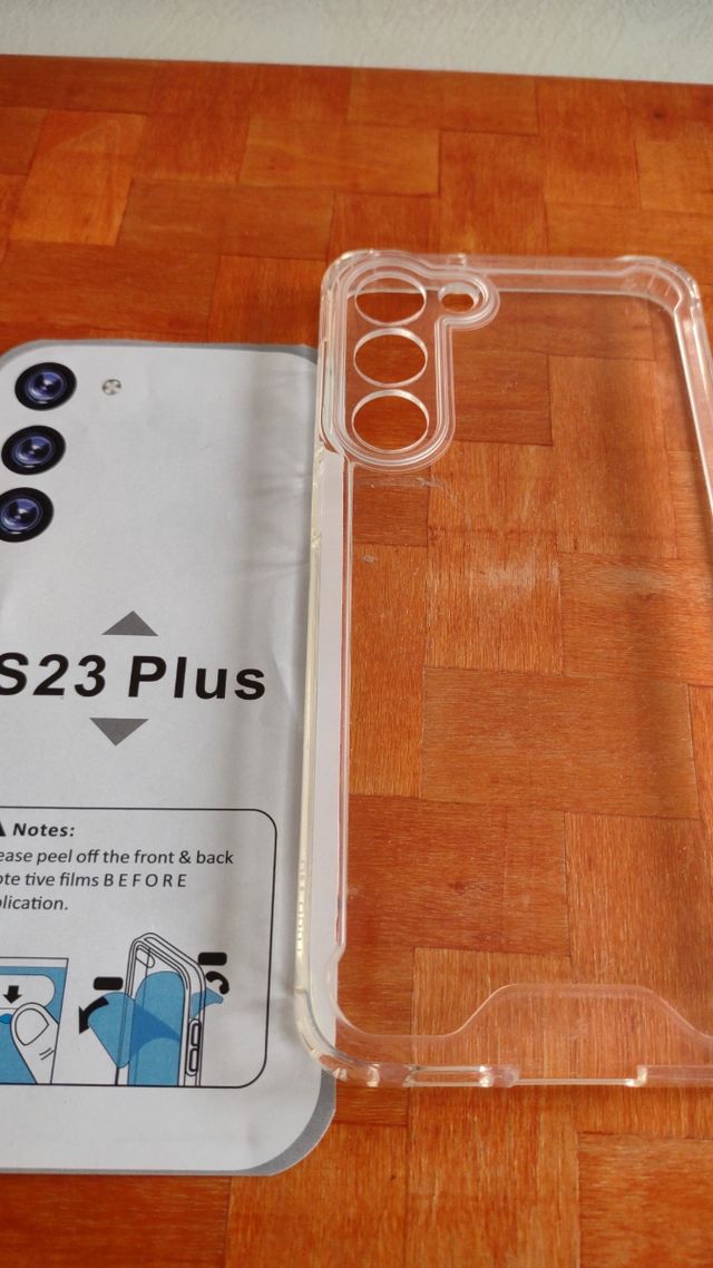 Carcasa Samsung S23+ y Caja