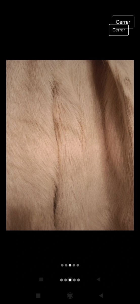 Abrigo piel Zara Studio.