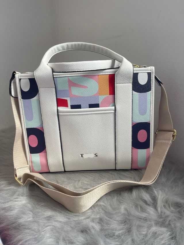 Bolso Cuadrado Blanco