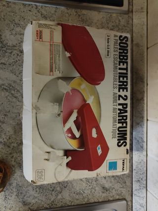 Sorbettiera/Gelatiera/helados TEFAL