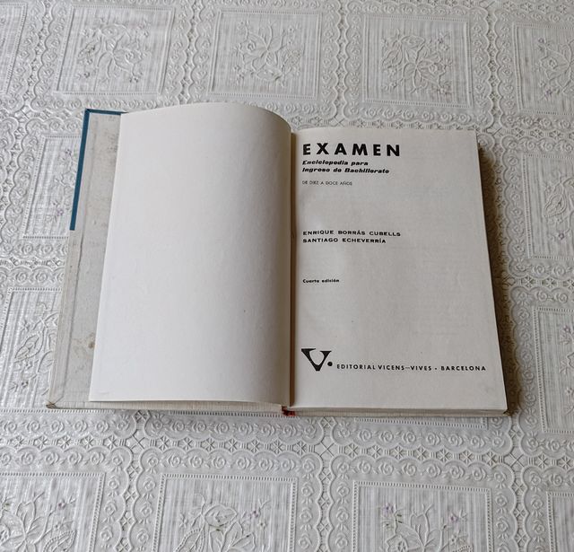 examen. Enciclopedia para Ingreso de Bachillerato