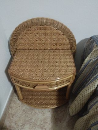Dormitorio de mimbre