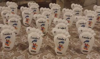 Bomboniere segnaposto piedino