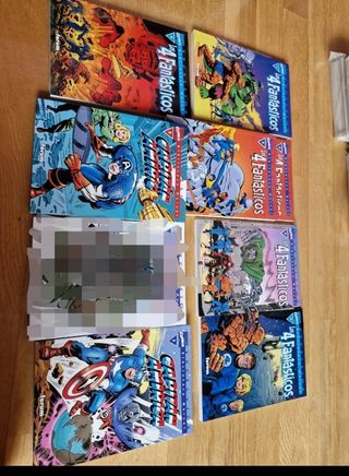 Biblioteca Exceldior marvel B/N 4F y mas