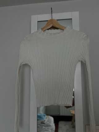 Jersey blanco Zara