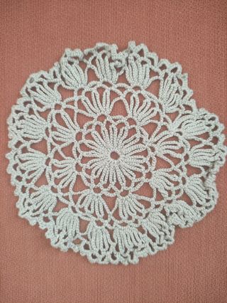 Tapete ganchillo 15 cm