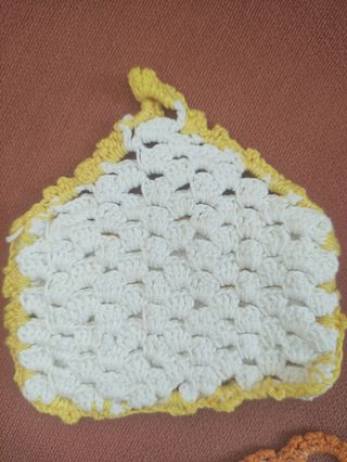 Conjunto porta cerillas crochet