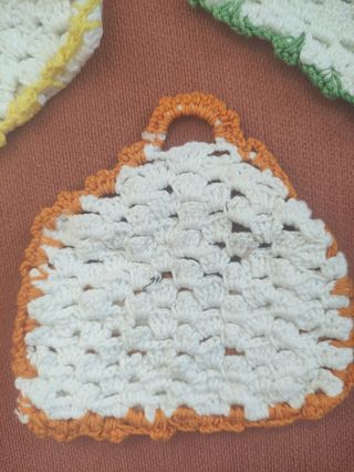 Conjunto porta cerillas crochet