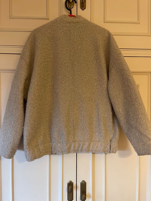 Chaqueta bucle oversize Zara